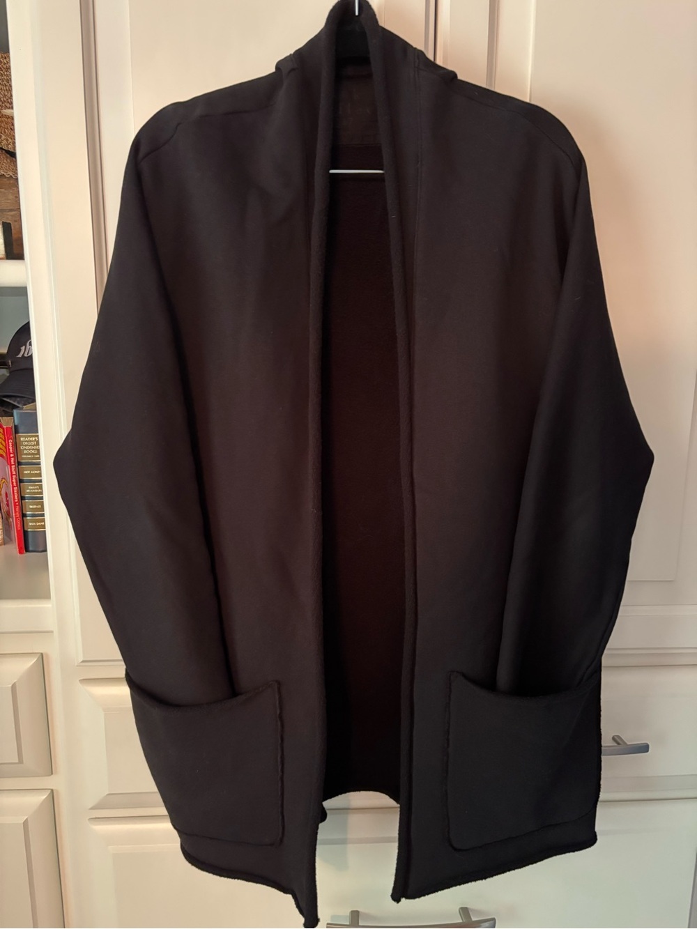 Frank & Eileen Black Cardigan Triple Fleece Size Small. - Picture 2 of 3